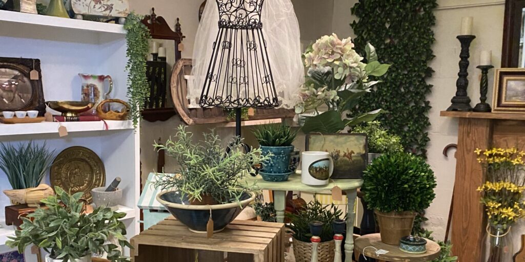 a booth in Salt River Antiques in St Marys Georigia